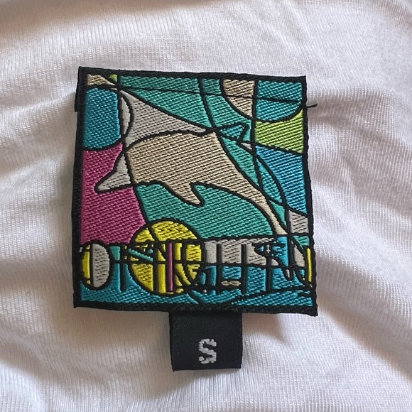 White Graphic Tube Top - Picture 3 of 3